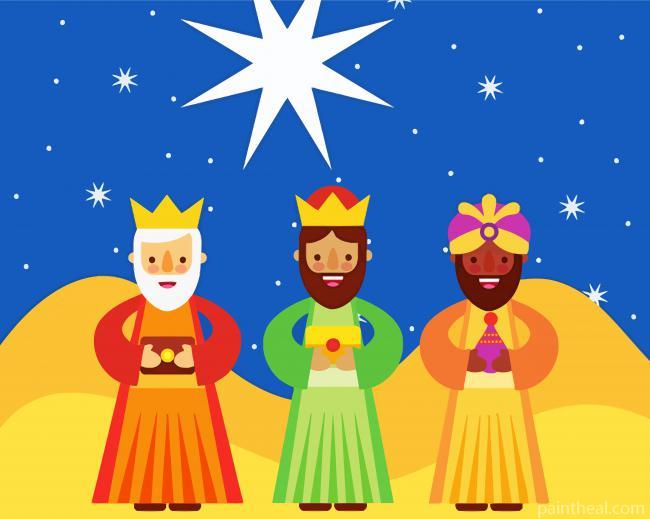 3 Kings Art Painting By Numbers Kits