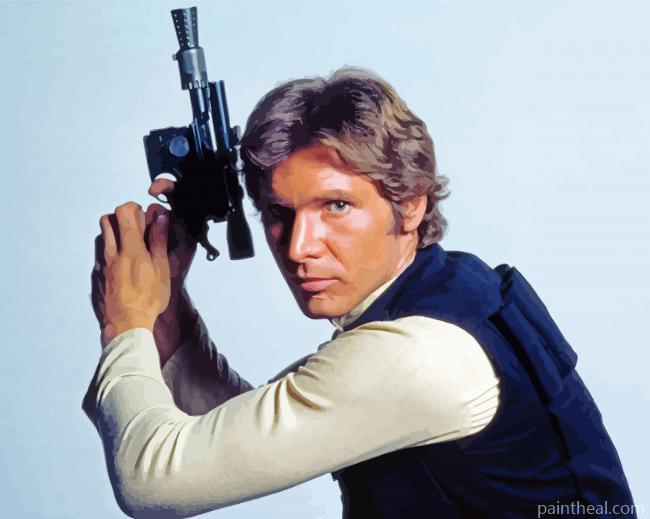 Han Solo Character Painting By Numbers Kits
