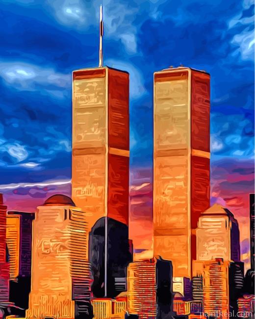 World Trade Center In New York Art Painting By Numbers Kits