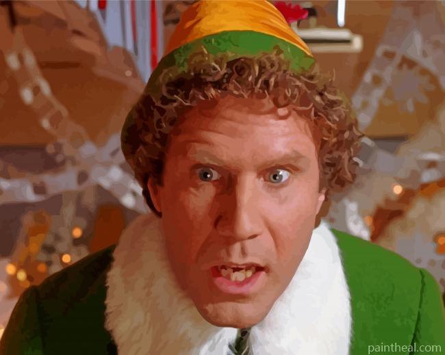 Buddy The Elf Movie Painting By Numbers Kits