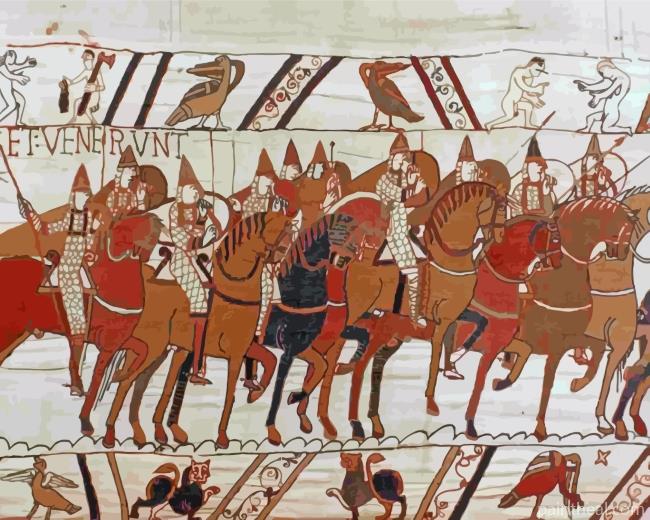 Bayeux Tapestry Art Painting By Numbers Kits