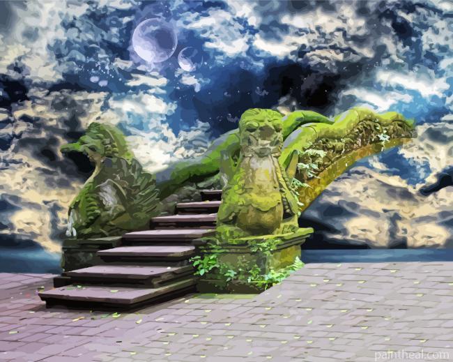Magical Stairs To Heaven Painting By Numbers Kits