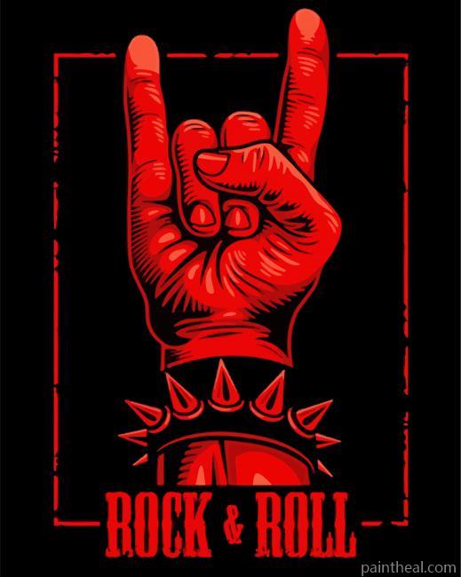 Rock N Roll Painting By Numbers Kits