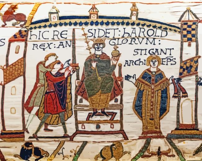 Bayeux Tapestry Vintage Art Painting By Numbers Kits