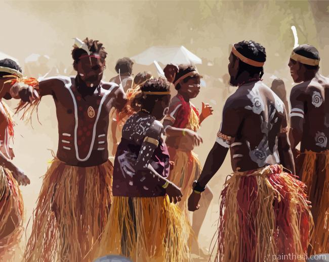 Indigenous Australian Ceremony Painting By Numbers Kits