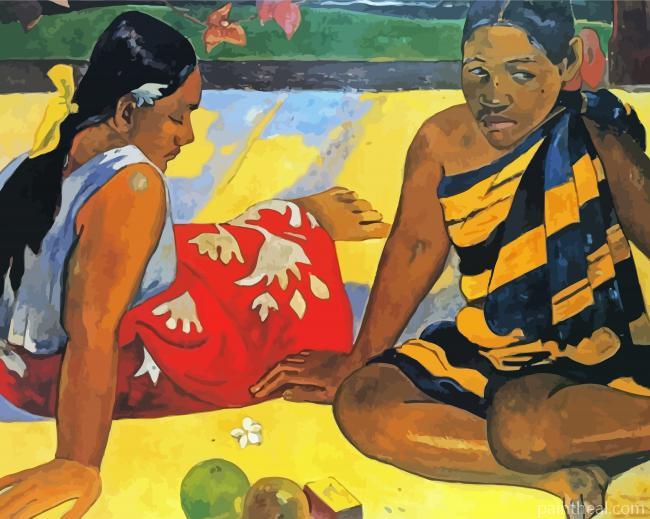 Tahitian Women On The Beach Gaugin Painting By Numbers Kits