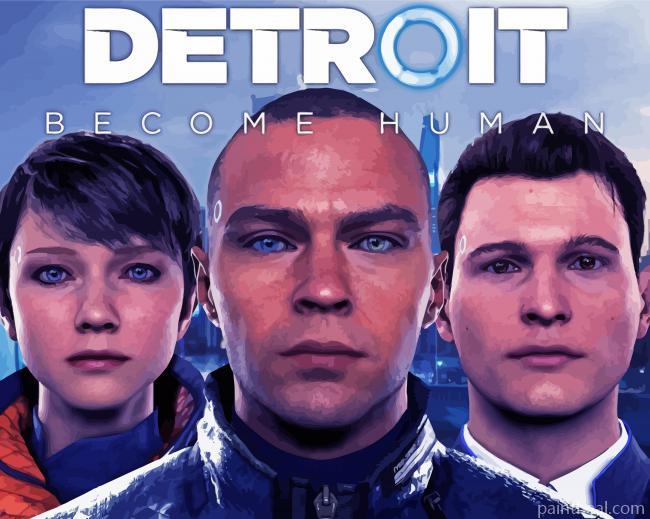 Detroit Become Human Painting By Numbers Kits