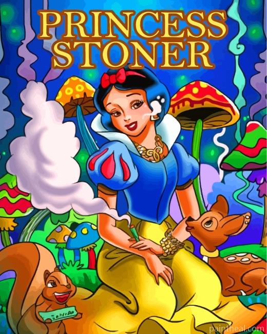 Disney Princess Stoner Painting By Numbers Kits