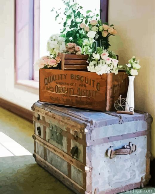 Old Travel Case Painting By Numbers Kits