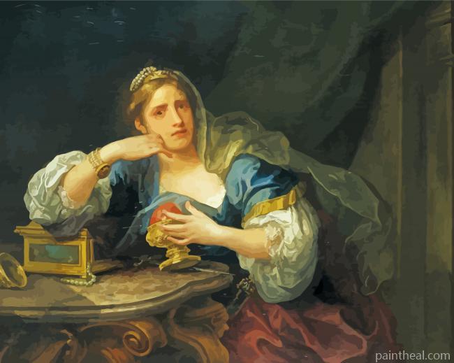Sigismunda Mourning Over The Heart Of Guiscardo Hogarth Painting By Numbers Kits