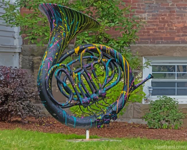 Tuba Monument Painting By Numbers Kits