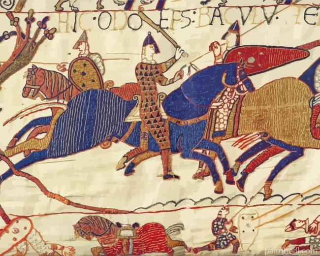 Art Bayeux Tapestry Painting By Numbers Kits