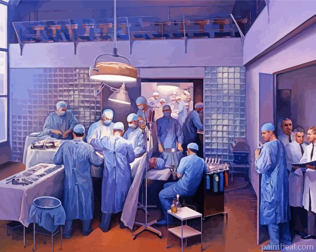 Surgery Room Art Painting By Numbers Kits