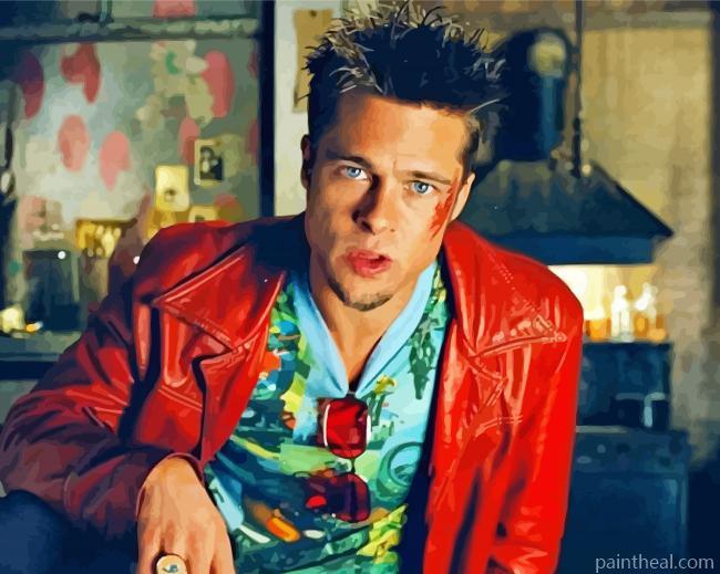 Brad Pitt Tyler Durden Painting By Numbers Kits