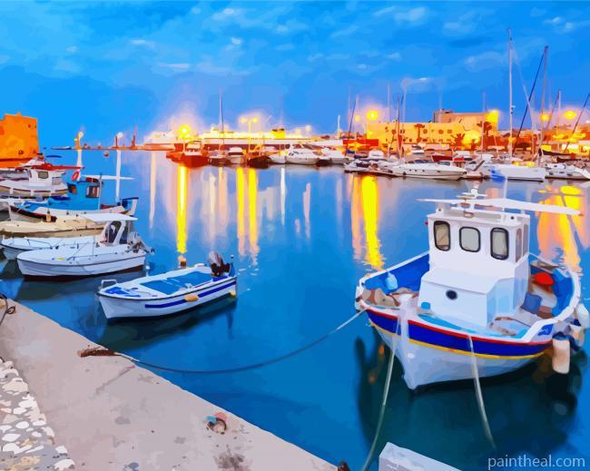 Heraklion Crete Painting By Numbers Kits