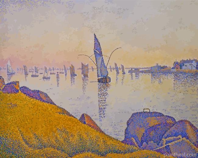 Allegro Maestoso By Paul Signac Painting By Numbers Kits