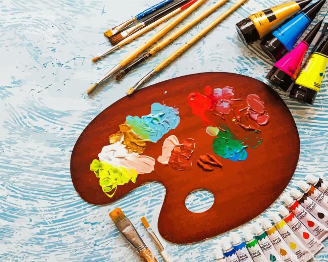 Paint Palettes Painting By Numbers Kits