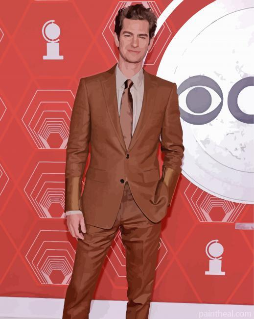 Andrew Garfield On Red Carpet Painting By Numbers Kits