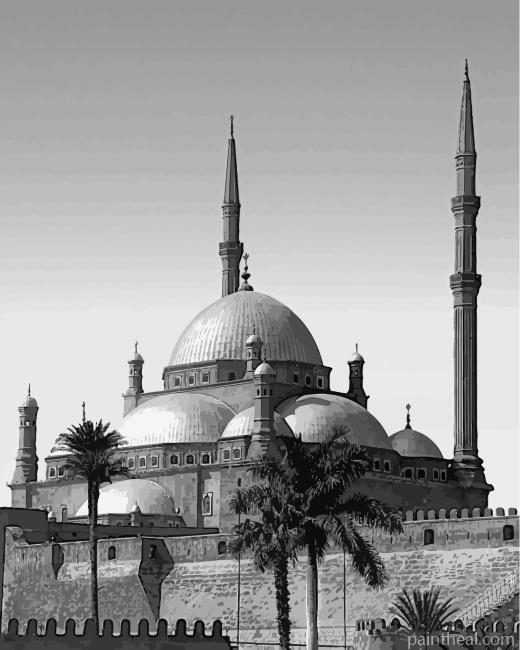 Sarajevo Ali Pasha Mosque Painting By Numbers Kits