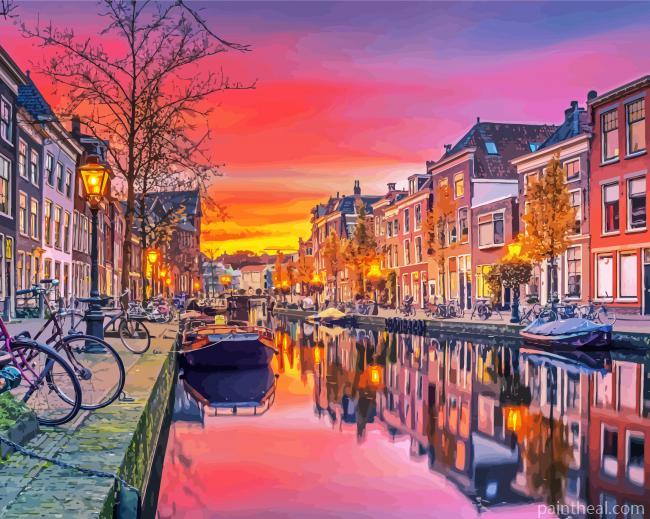 Leiden Netherland Painting By Numbers Kits