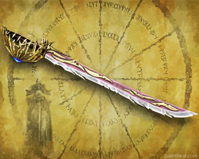 Legendary Weapon Cutlass Painting By Numbers Kits