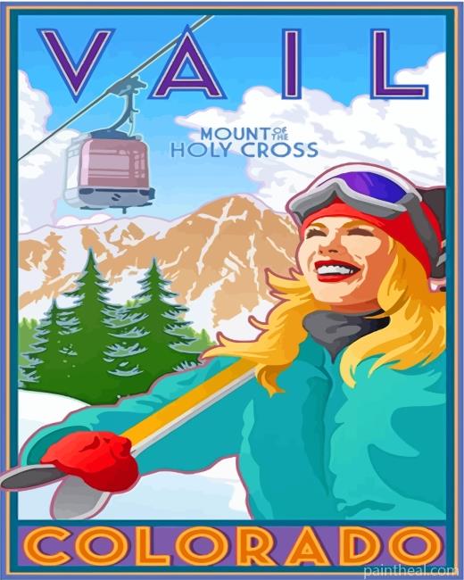 Aesthetic Vail Painting By Numbers Kits