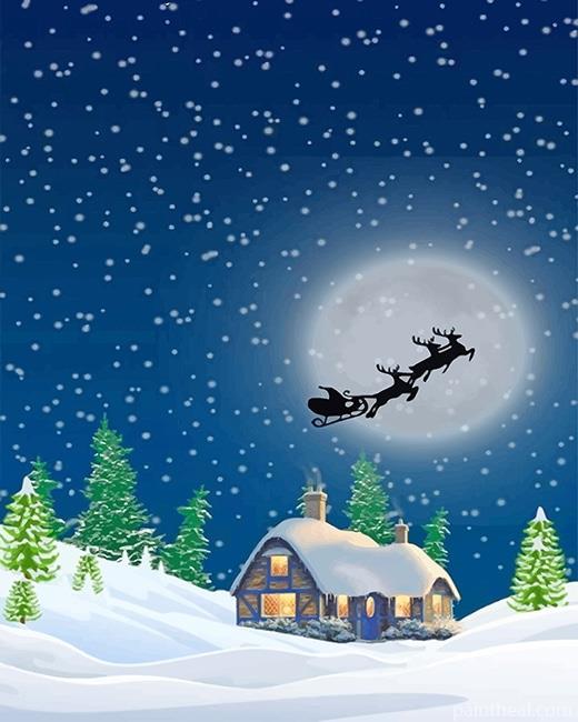 Saint Nicholas Christmas Painting By Numbers Kits