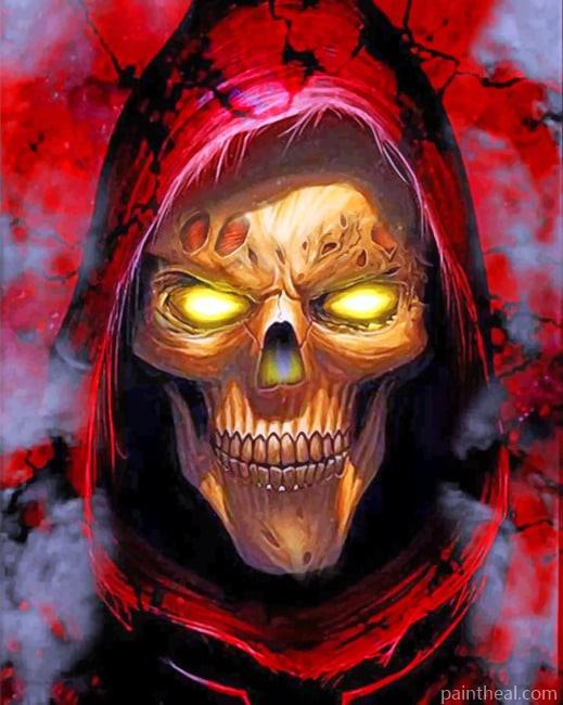 Dangerous Skull Painting By Numbers Kits