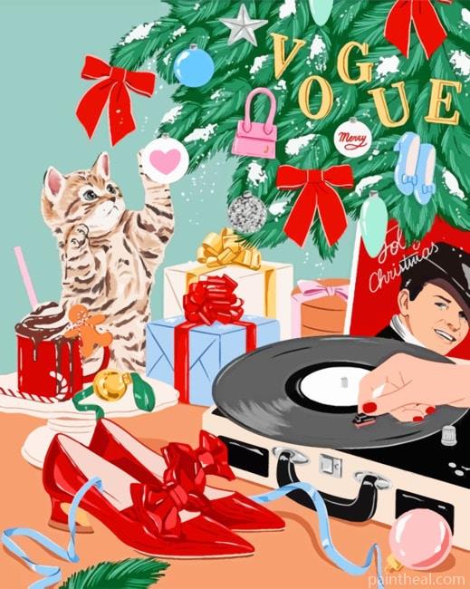 Aesthetic Christmas Vibes Painting By Numbers Kits