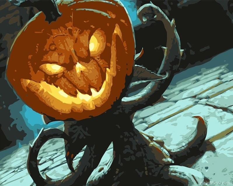 Halloween Abstract DIY Painting By Numbers Kits