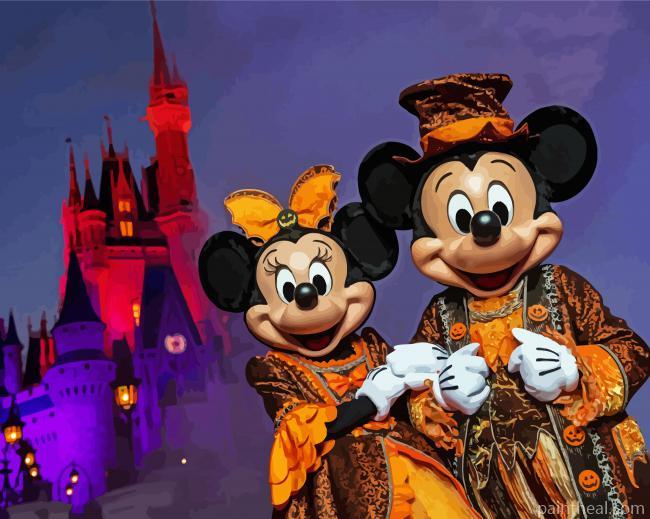 Aesthetic Disney Halloween Painting By Numbers Kits