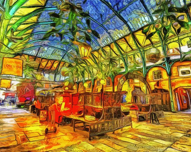 Covent Garden Art -Paint By Numbers Painting By Numbers Kits