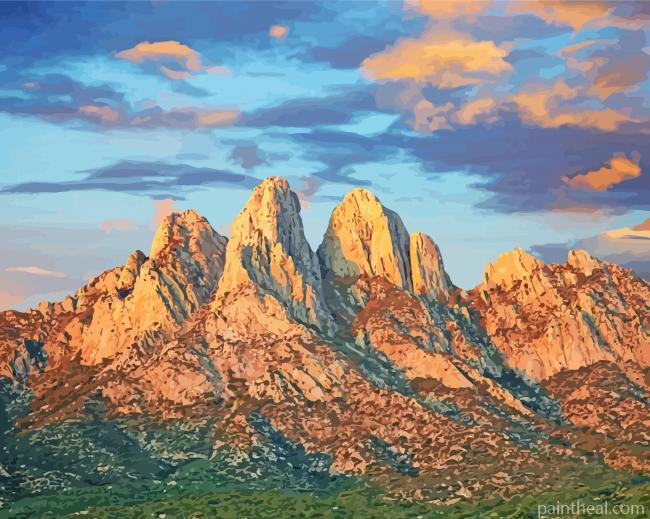 Aesthetic Organ Mountains Painting By Numbers Kits