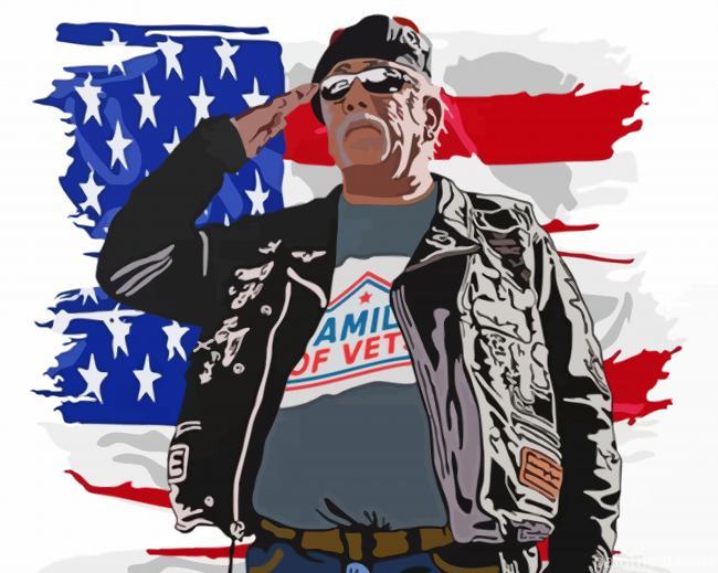 Veteran Man Painting By Numbers Kits