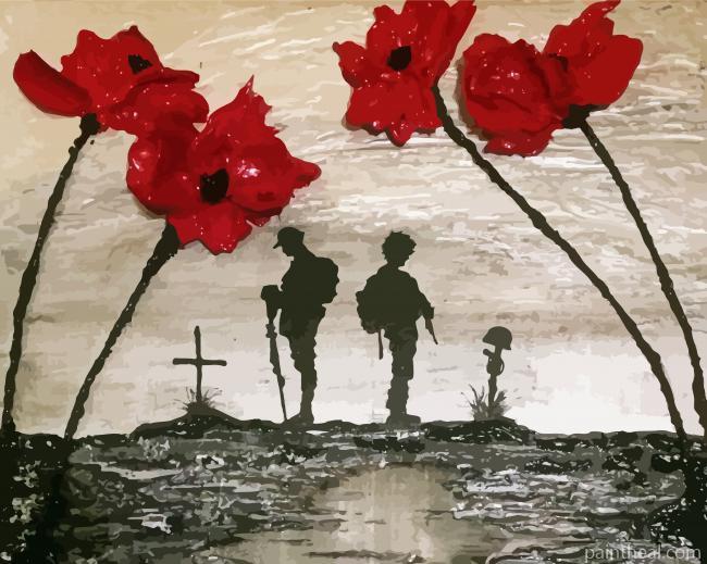 Remembrance Day Painting By Numbers Kits