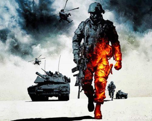 Military Army Painting By Numbers Kits