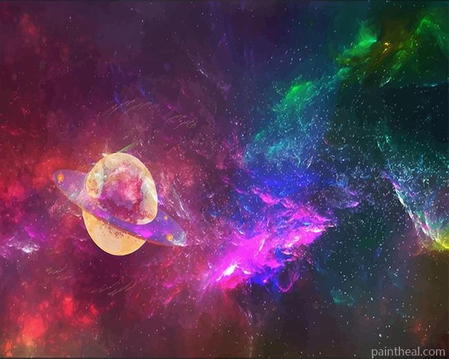 Colorful Space NEW Painting By Numbers Kits