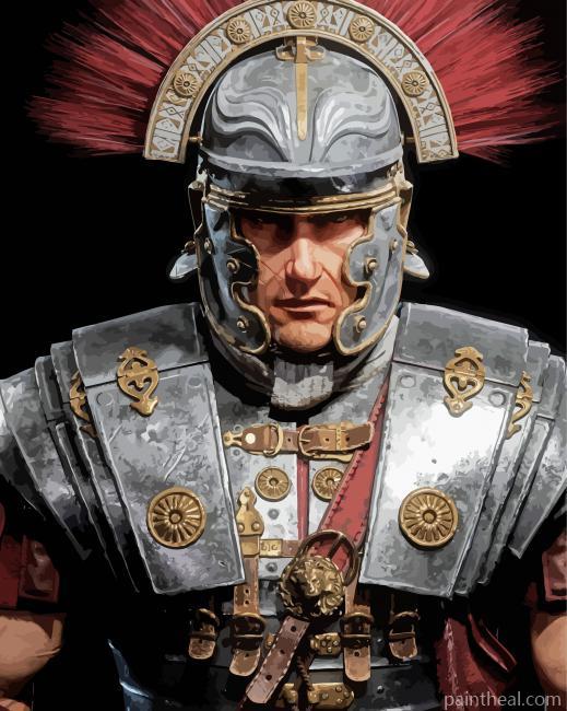 Roman Soldioer Painting By Numbers Kits