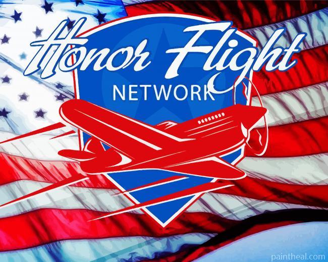 Honor Flight Logo Painting By Numbers Kits