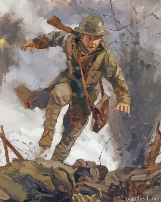 Aesthetic WW1 Painting By Numbers Kits