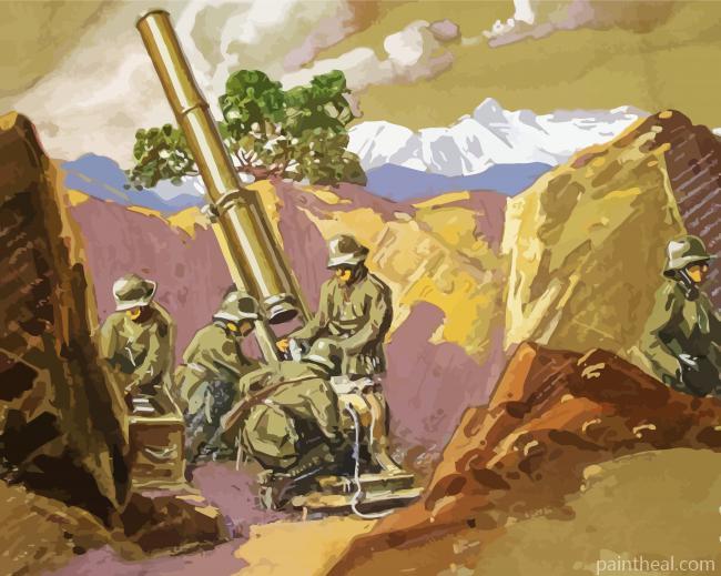 WW1 Art Painting By Numbers Kits