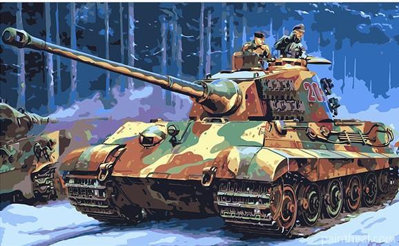 German Tank War Painting By Numbers Kits