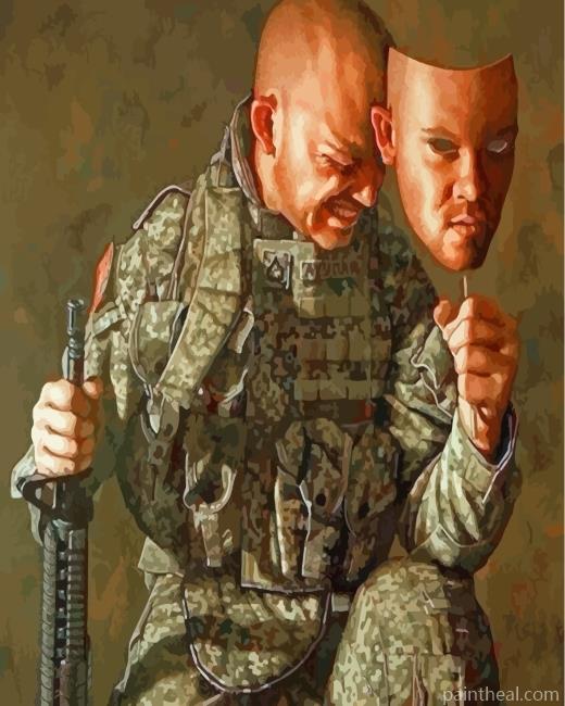 Military Mental Health Painting By Numbers Kits
