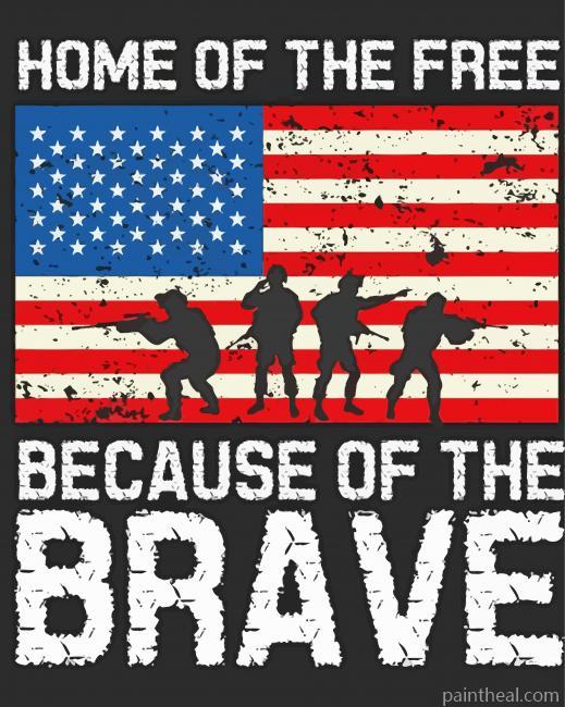 Home of The Free Painting By Numbers Kits