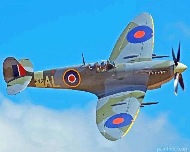 Aesthetic Spitfire Painting By Numbers Kits