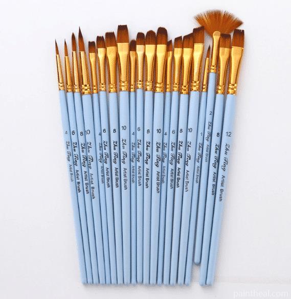 Oil Paint Brushes Set Painting By Numbers Kits