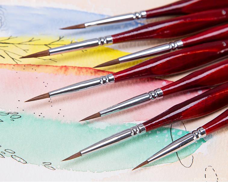 Detail Paint Brushes Painting By Numbers Kits