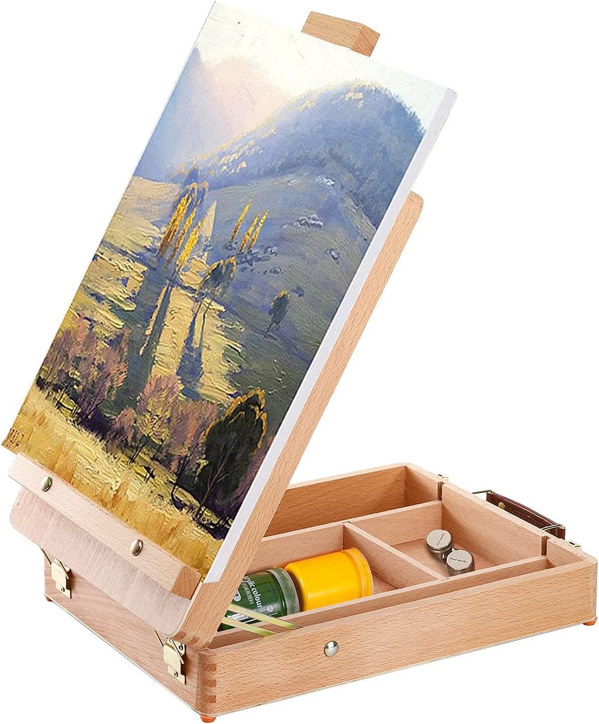 Wooden Easel Tabletop Painting By Numbers Kits
