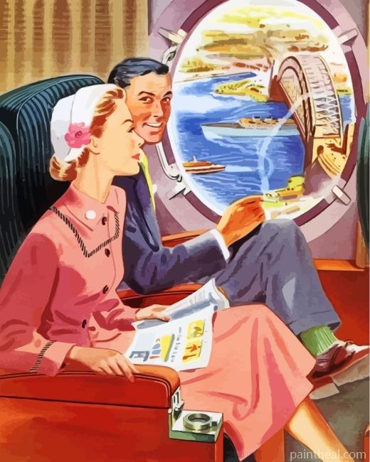 Plane Conversation Painting By Numbers Kits