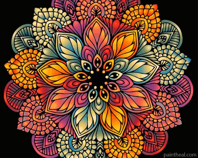 Mandala Art Painting By Numbers Kits